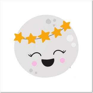 Cute Planet, Kawaii Planet, Stars, Space, Cosmos Posters and Art